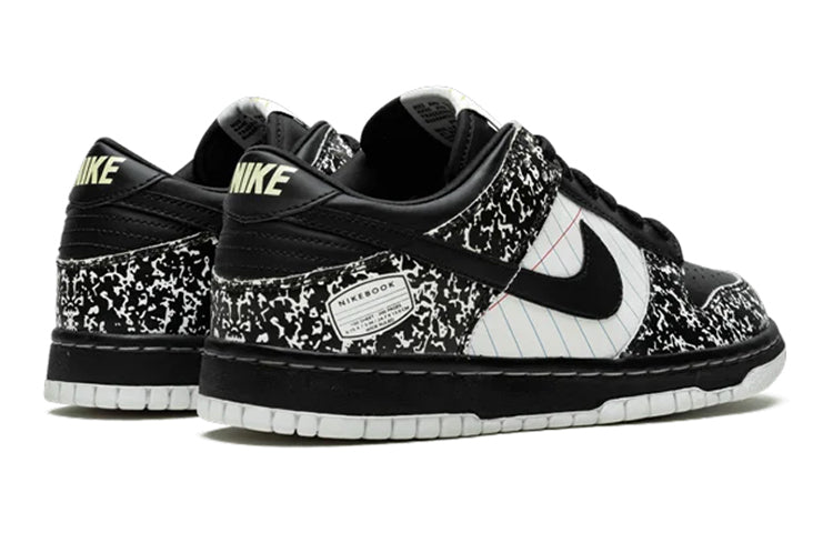 Nike Dunk Low Premium GS 'book' Black/Black-White-University Blue 327624-001 sneakmarks