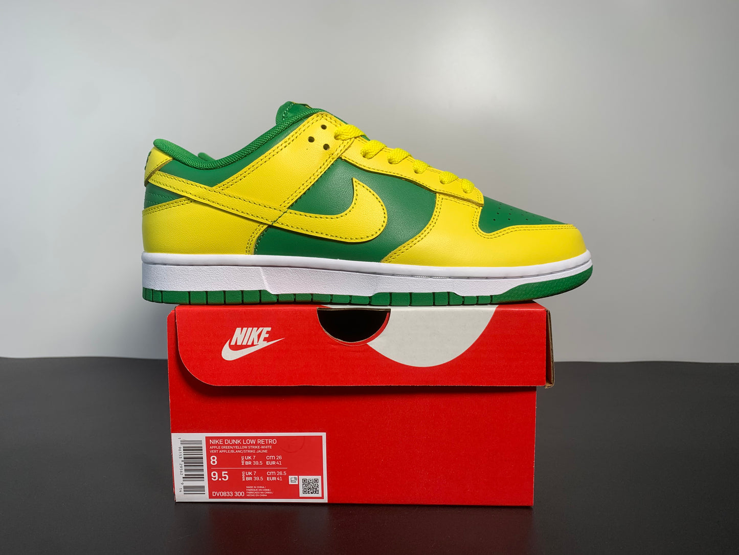 Nike Dunk Low  Reverse Brazil Brasil Green Yellow DV0833-300