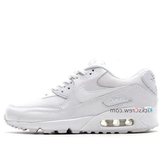 Nike Womens Air Max 90 PREM White Metallic Silver 443817-100