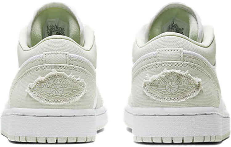 Womens WMNS Air Jordan 1 Low 'Spruce Aura' White/Spruce Aura/Spruce Aura CW1381-003