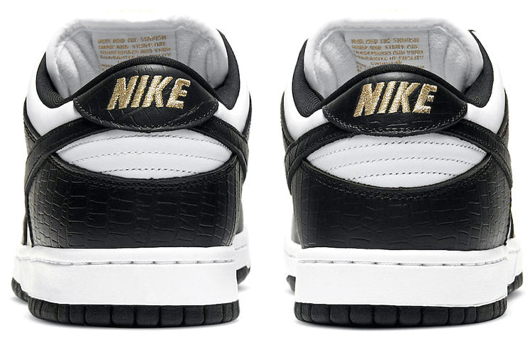 Nike SB Skateboard Dunk Low x Supreme White Black DH3228-102 sneakmarks