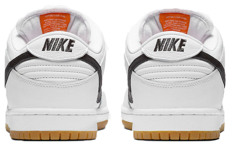 Nike SB Skateboard Dunk Low Pro ISO Orange Label - White CD2563-100 sneakmarks