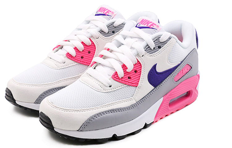 Nike Womens Air Max 90 White Court Purple 325213-136 KICKSOVER