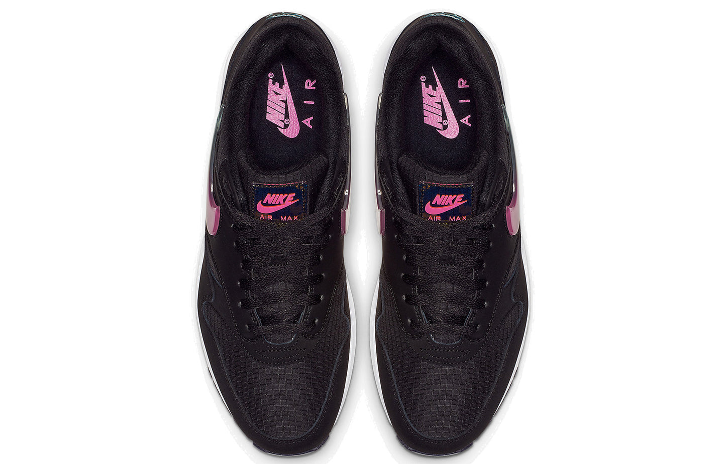 Nike Air Max 1 SE 'Jelly Jewel Black' Black/Blue Gaze/Active Fuchsia AO1021-003 KICKSOVER