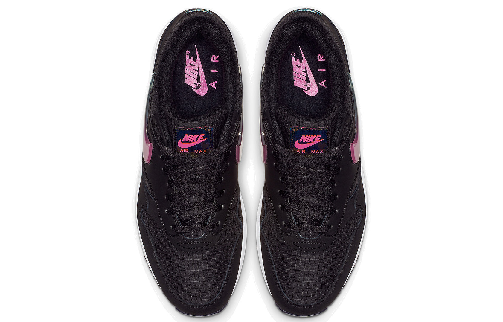 Nike Air Max 1 SE 'Jelly Jewel Black' Black/Blue Gaze/Active Fuchsia AO1021-003 KICKSOVER