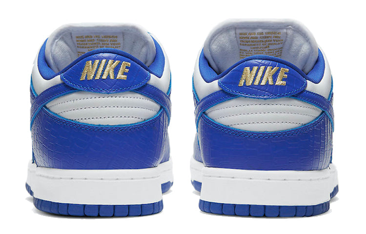 Nike SB Skateboard Dunk Low x Supreme Hyper Blue DH3228-100 sneakmarks