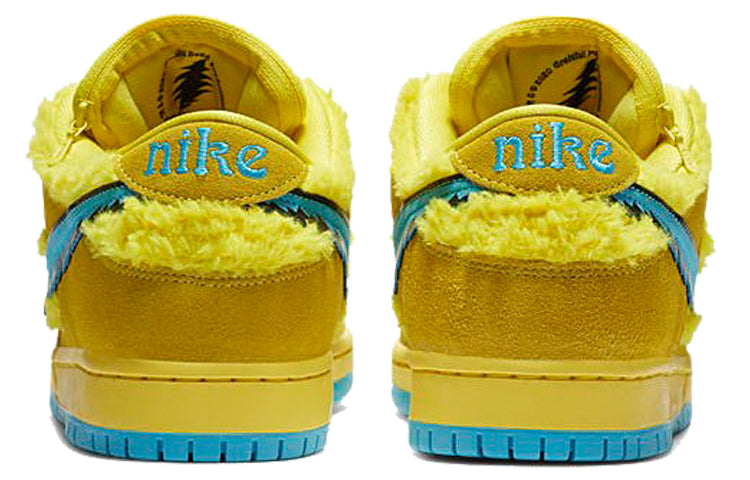 Nike SB Skateboard Dunk Low Grateful Dead Bears - Yellow CJ5378-700 sneakmarks