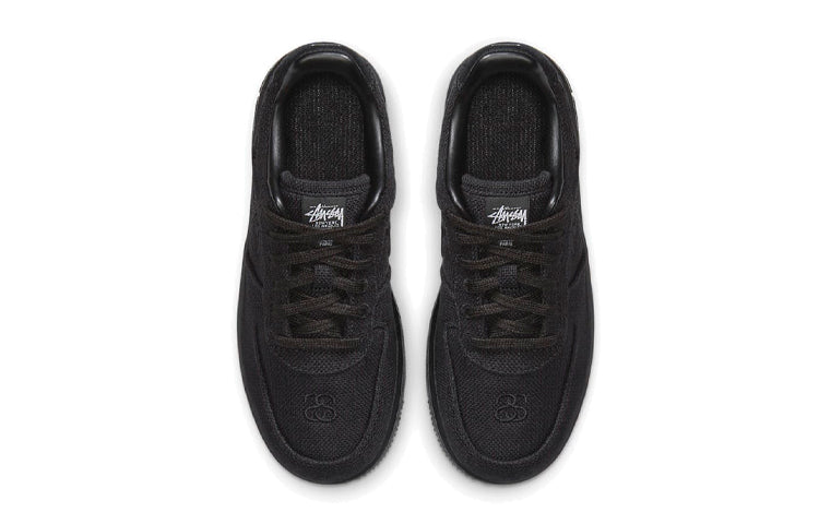 Nike Stussy x Air Force 1 Low PS 'Black' Black/Black/Black DD1578-001 KICKSOVER