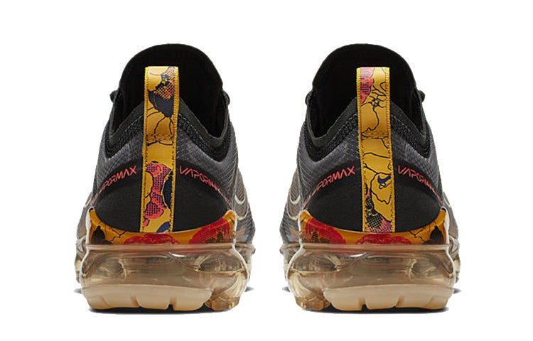 Nike Womens Air VaporMax 2019 SE 'Floral' Black/Bright Crimson-University Gold CD7094-002 KICKSOVER