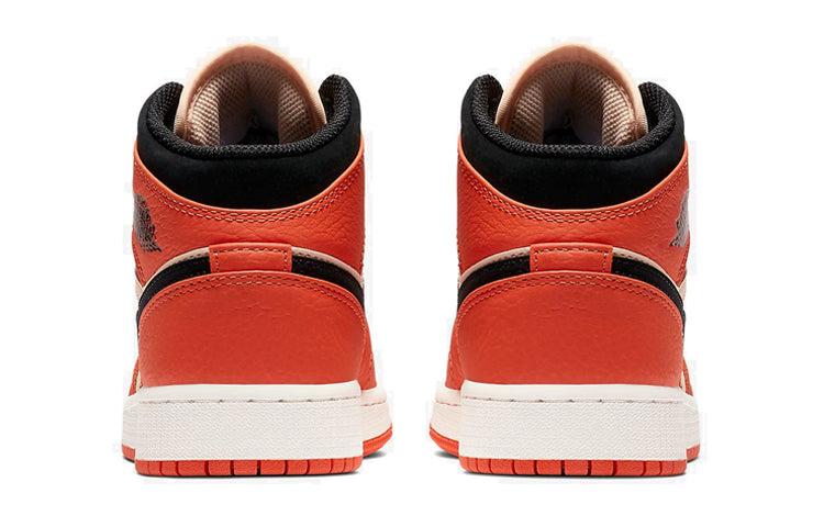 Air Jordan 1 Mid SE GS Team Orange BQ6931-800