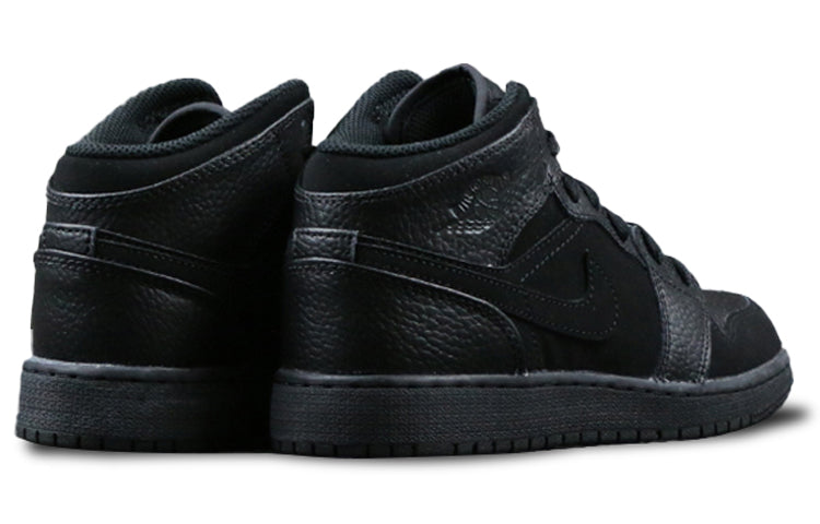 Air Jordan 1 Mid (GS) Black 554725-064