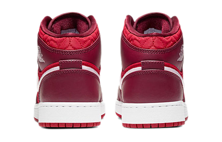 Air Jordan 1 Mid SE GS 'Gym Red' Gym Red/Pink Foam/Dark Beetroot/White AV5174-600