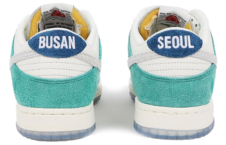 Nike Kasina x Dunk Low 'Road Sign' Sail/White/Neptune Green/Industrial Blue CZ6501-101 sneakmarks