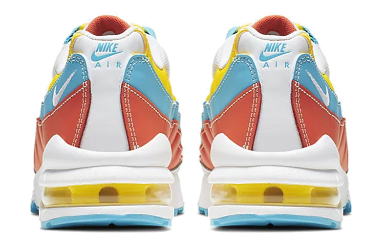 Nike Air Max 95 GS White Blue Fury Opti Yellow CK0055-400 sneakmarks