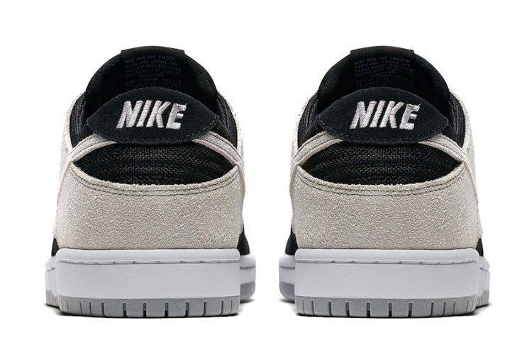 Nike SB Skateboard Zoom Dunk Low PRO Black/WOLF GREY-White-White 854866-001 sneakmarks