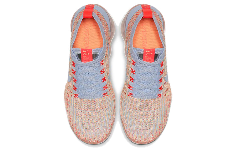 Nike Womens Air VaporMax Flyknit 3 'Blue Orange' Hydrogen Blue/Orange Pulse/Red Orbit/Hydrogen Blue AJ6910-400