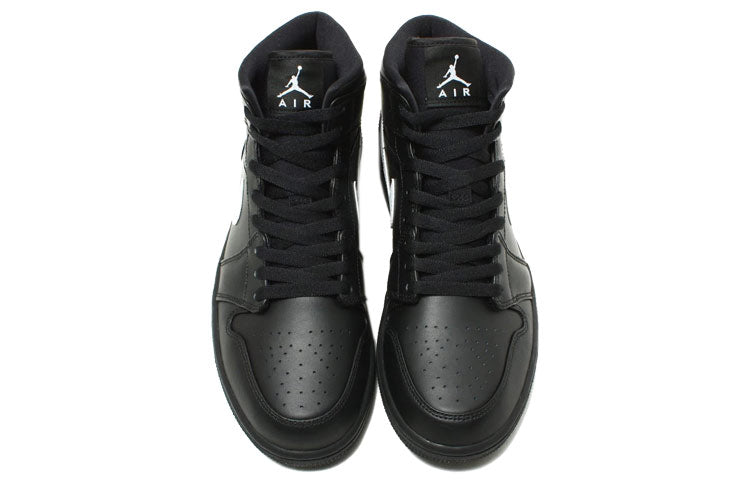 Air Jordan 1 Mid Black 554724-049