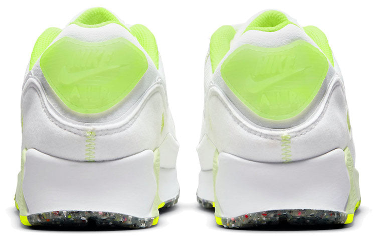 Nike Womens Air Max 90 'Exeter Edition' White/Barely Volt/Volt/White DH0133-100 KICKSOVER