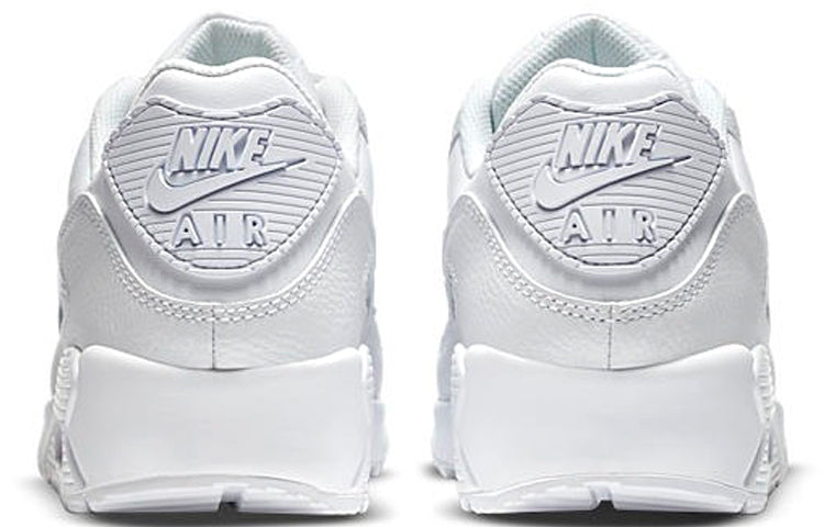 Nike Air Max 90 LTR Leather 'Triple White' White/White/White CZ5594-100