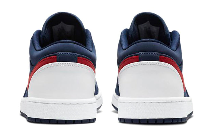 Air Jordan 1 Low GS 'USA' Midnight Navy/White/University Red CV9844-400