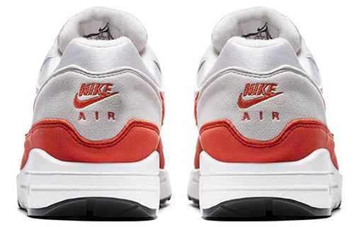 Nike Womens Air Max 1 'Habanero Red' Vast Grey/Habanero Red 319986-035