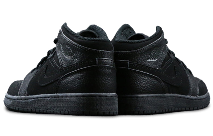 Air Jordan 1 Mid (GS) Black 554725-064