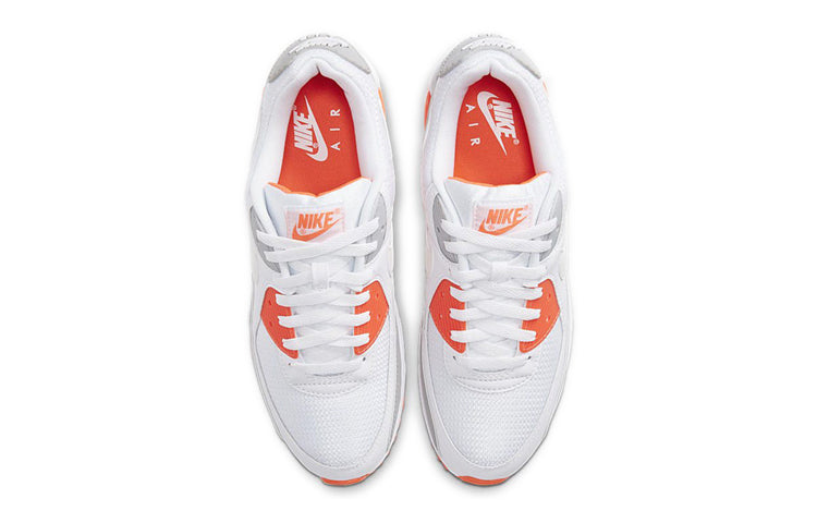 Nike Air Max 90 'Hyper Orange' White/White/Hyper Orange/Light Smoke Grey CT4352-103 KICKSOVER