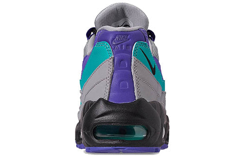 Nike Air Max 95 'Aqua' Wolf Grey/Black-Indigo Burst-Hyper Jade AT2865-001 sneakmarks