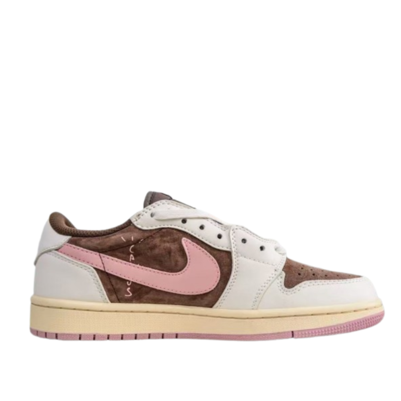 Travis Scott x Air Jordan 1 Low OG “Dark Pony/Pink Oxford” DZ4137-206