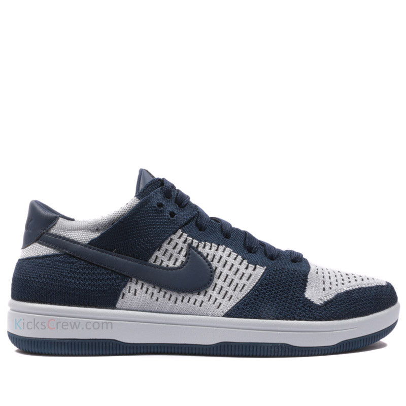 Nike Dunk Low Flyknit College Navy 917746-400 sneakmarks