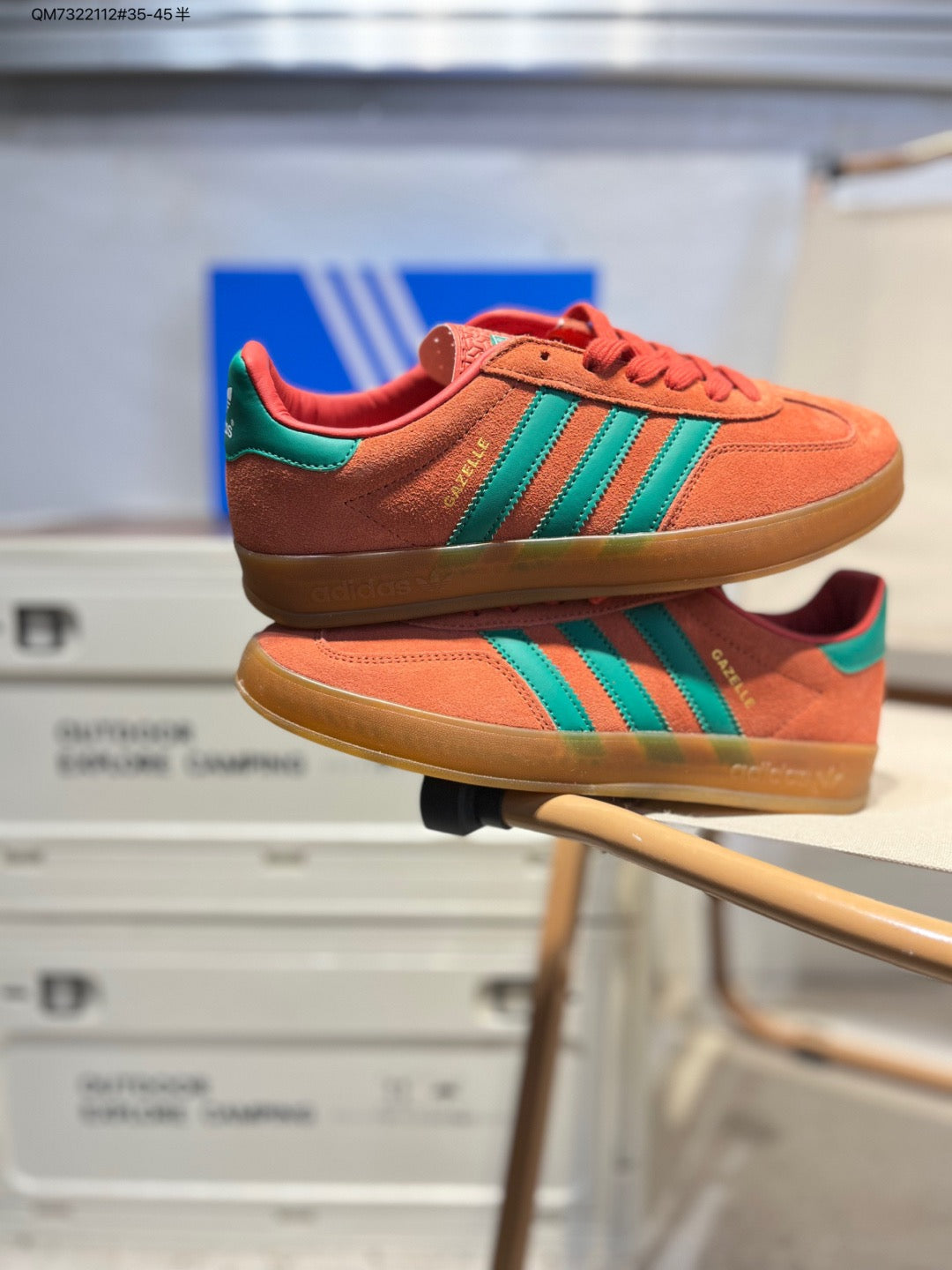 Adidas Gazelle Indoor Trainers Red JQ6172 QM7322112