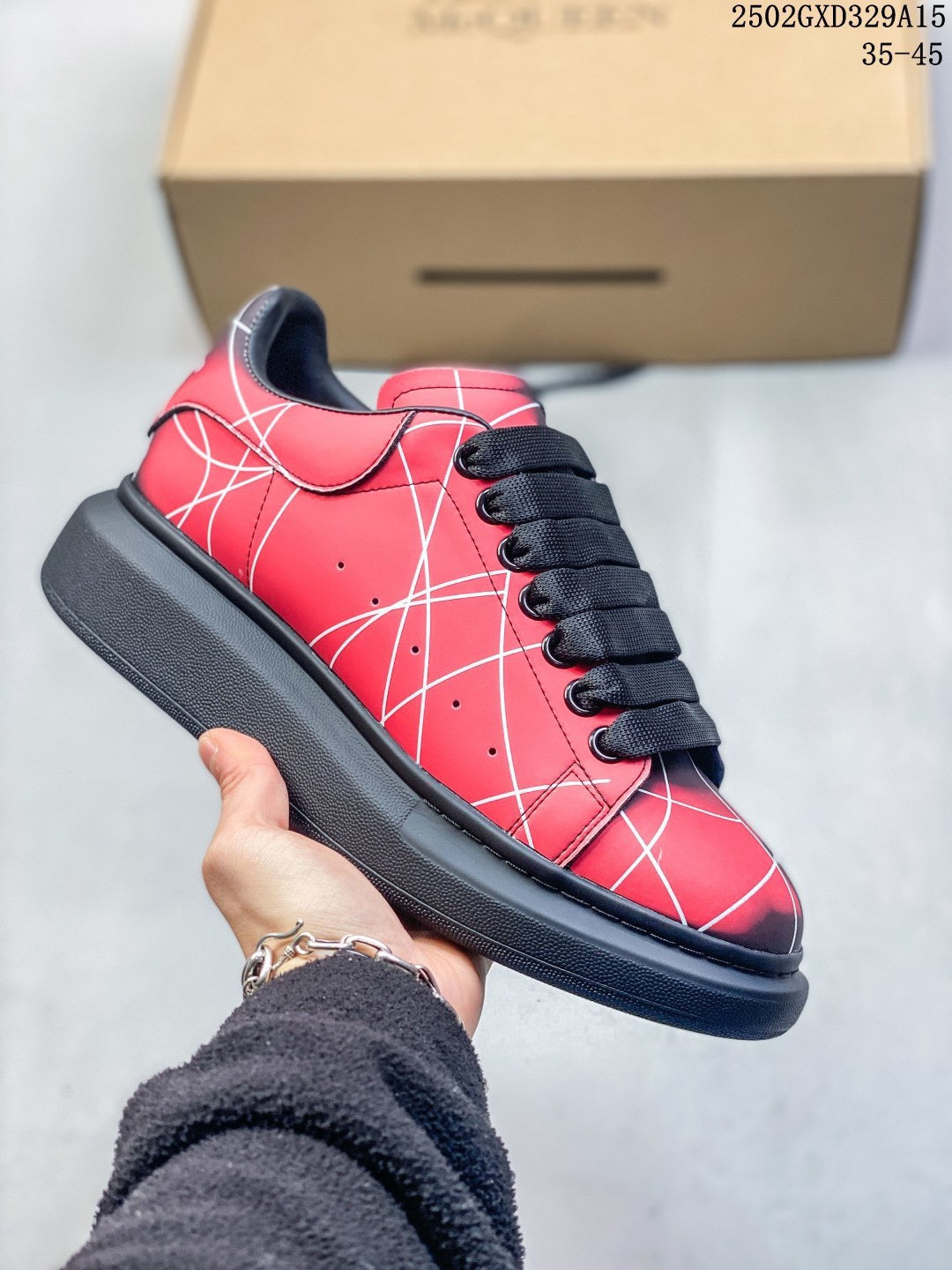 Alexander McQueen Oversized Sneakers Red 02GXD329A15