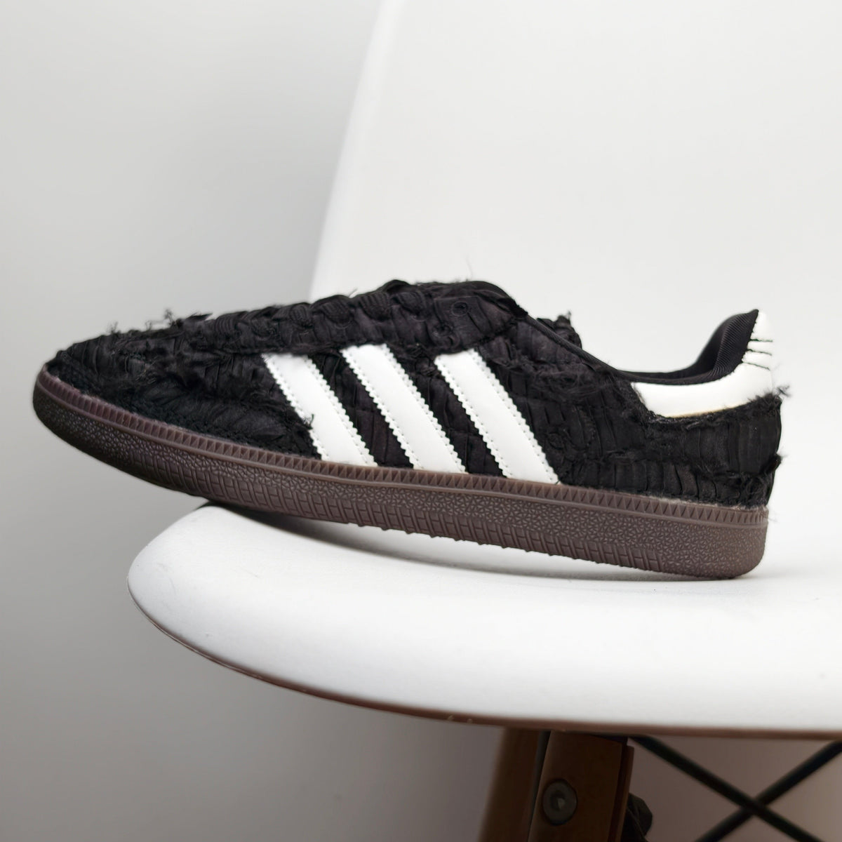 Adidas Originals Samba OG x Caroline SATIN SHOES Brown JQ4748
