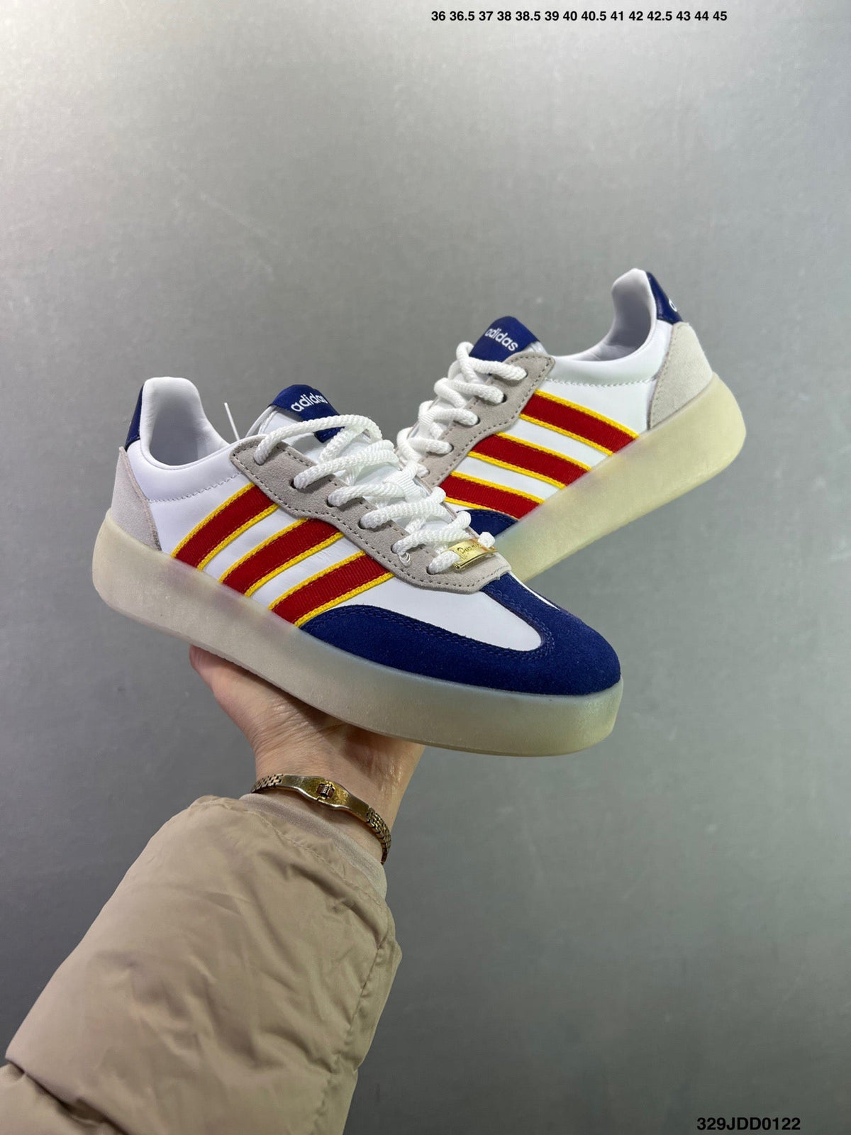 Adidas Barreda Decode  Low Blue-Red JI2315