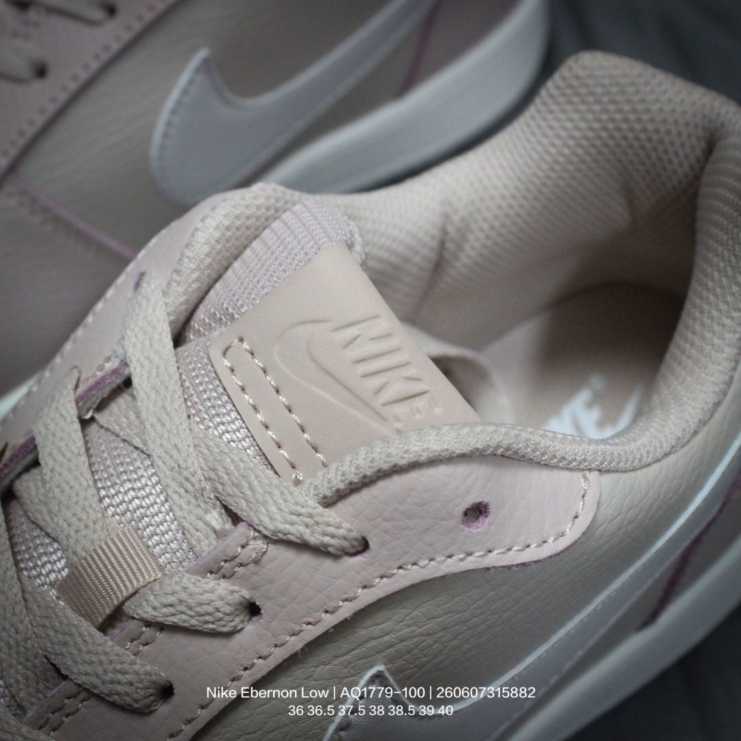 Nike Ebernon Low Premium"White/Black/Wolf Grey" AQ1779-100