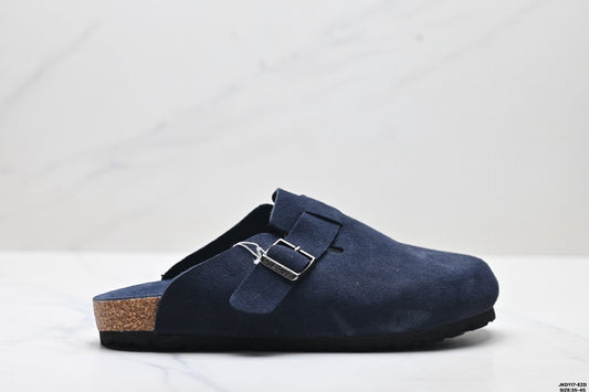Birkenstock Boston Shearling Navy-Blue 0560773