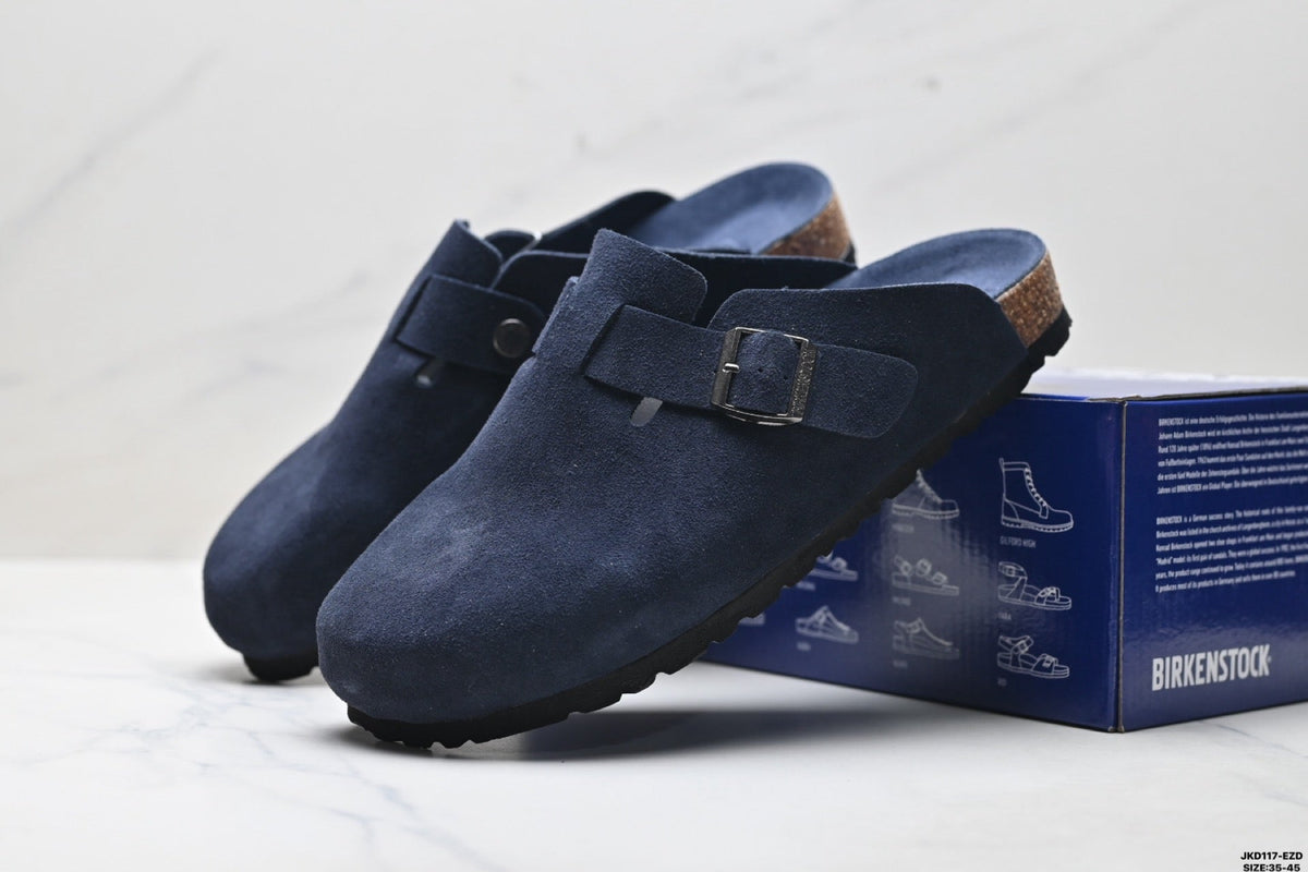 Birkenstock Boston Shearling Navy-Blue 0560773