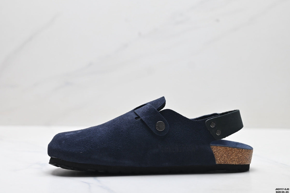 Birkenstock Boston Shearling Navy-Blue  1128287