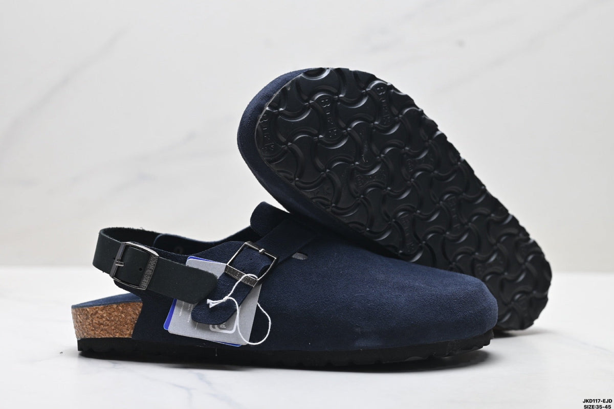Birkenstock Boston Shearling Navy-Blue  1128287