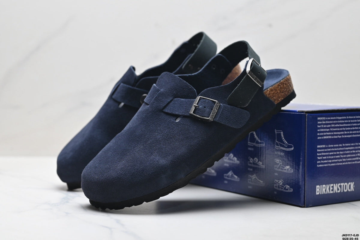 Birkenstock Boston Shearling Navy-Blue  1128287