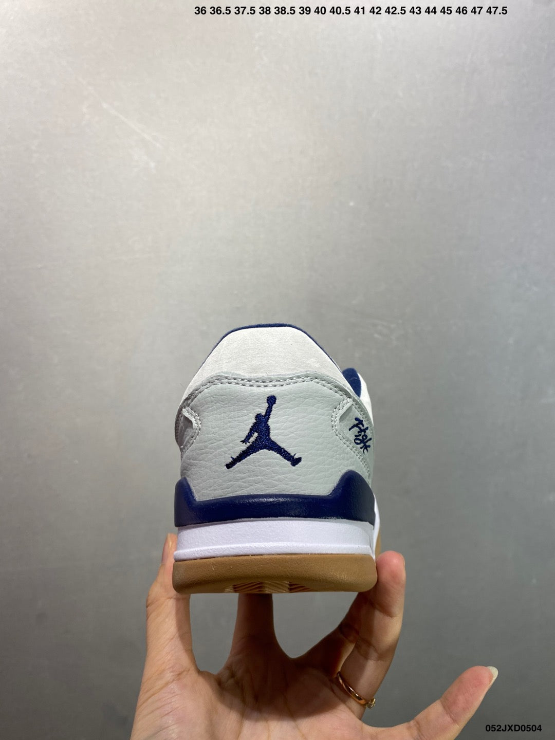 Air Jordan Flight Court 'Neutral Grey Midnight Navy Gum' HF3255-003
