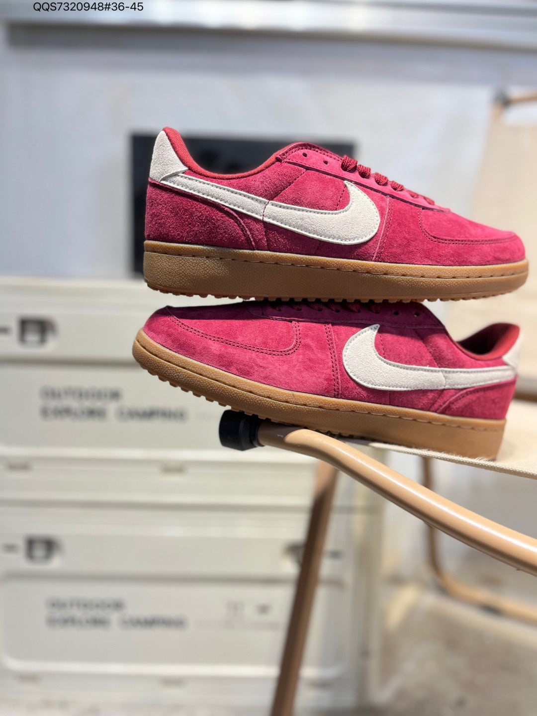 Nike Field General 82 SP”White/Black/Gum” Red  IF0666