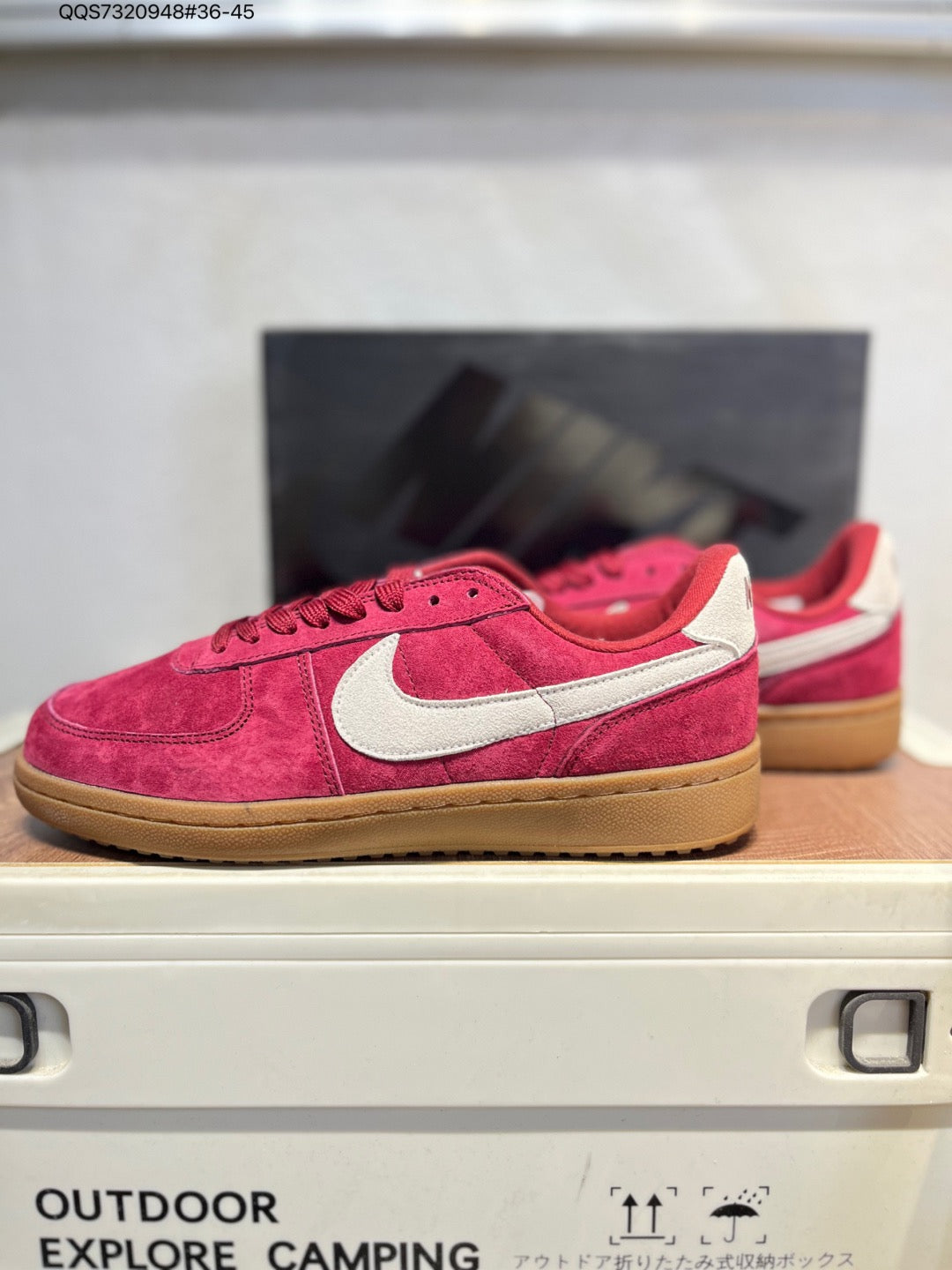 Nike Field General 82 SP”White/Black/Gum” Red  IF0666