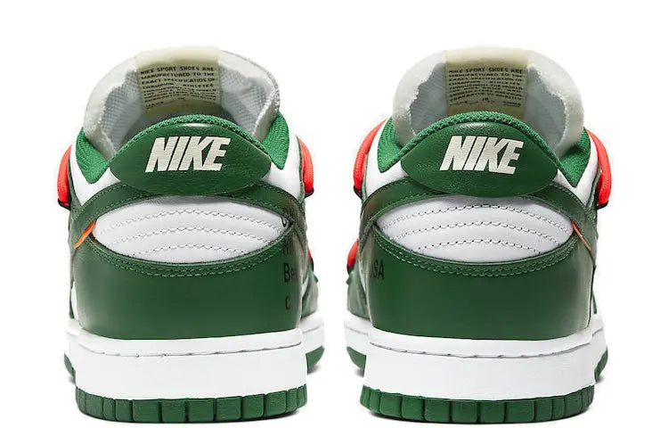 Nike Dunk Low LTHR OW Off-White - Pine Green CT0856-100 sneakmarks