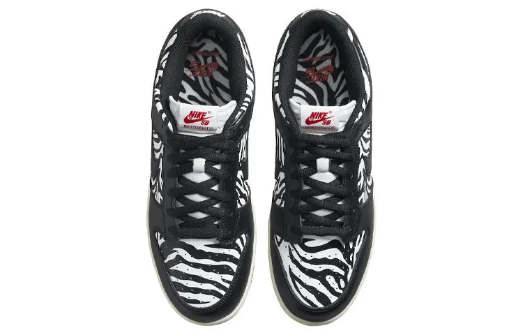 Nike SB Skateboard Dunk Low Zebra Cakes DM3510-001 sneakmarks