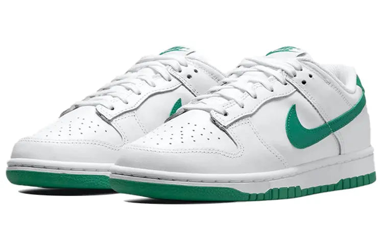 Nike Womens WMNS Dunk Low White Lucky Green DD1503-112 sneakmarks