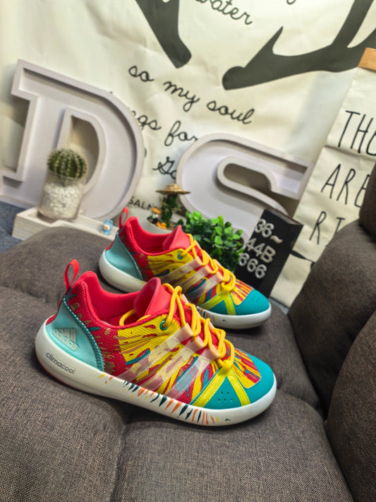 Adidas CLIMACOOL BOAT LACE  GRAPHIC Yellow Red DS-666D