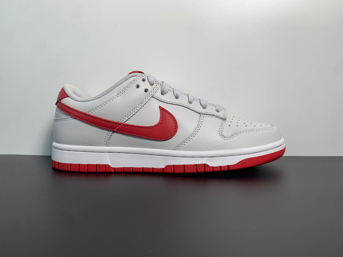 Nike Dunk Low “Vast Grey Varsity Red” FJ0832-011