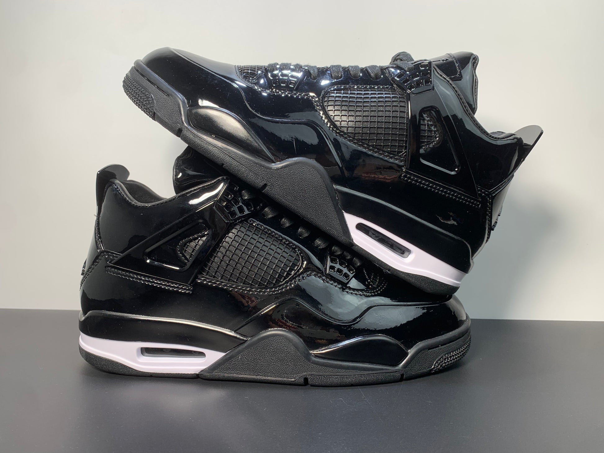 Air Jordan 4  11Lab4 Black Patent