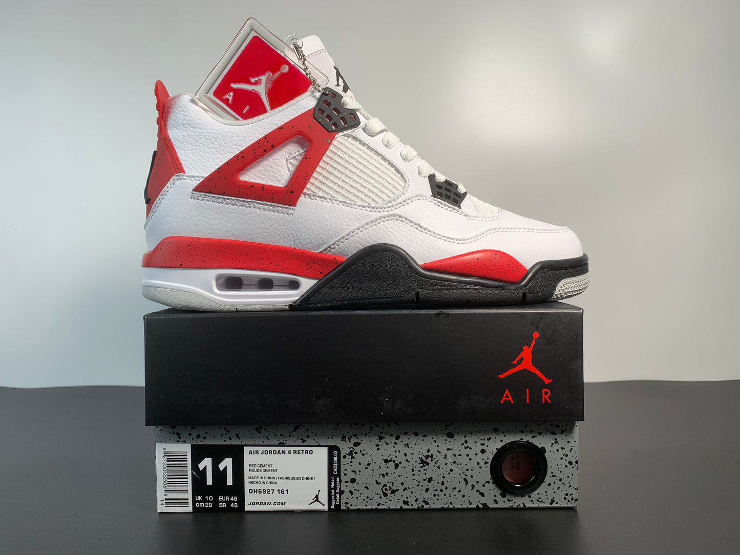 Air Jordan 4 RETRO Red Cement DH6927-161